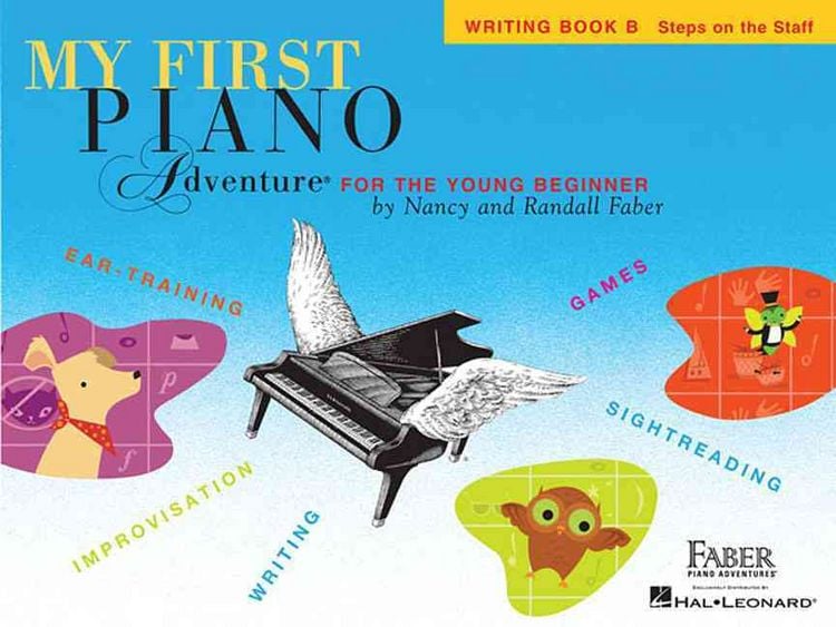 Produktbild: My First Piano Adventure, Writing Book B, Steps on the Staff