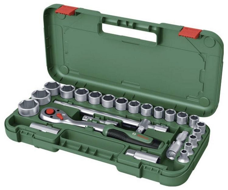 Produktbild: Bosch Home and Garden 1600A02Z9F Steckschl&uuml;sselsatz 1600A02Z9F