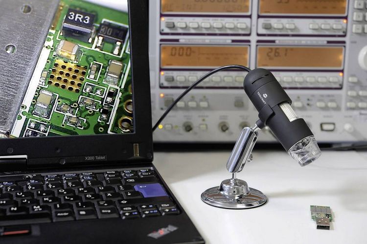 Produktbild: TOOLCRAFT USB Mikroskop 2 Megapixel Digitale Vergr&ouml;&szlig;erung (max.): 200 x