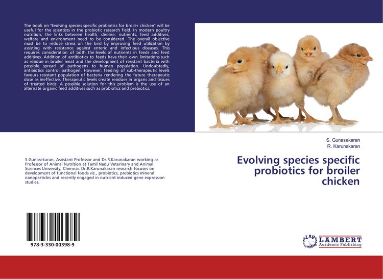 Produktbild: Evolving species specific probiotics for broiler chicken