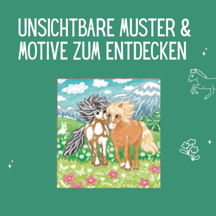 Produktbild: Zauberpapier Malbuch Pferde