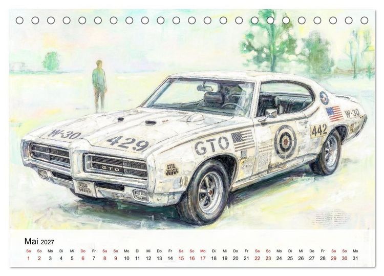 Produktbild: Steroide auf vier R&auml;dern (Tischkalender 2027 DIN A5 quer), CALVENDO Monatskalender