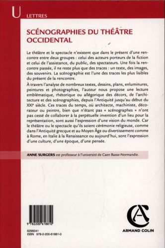 Produktbild: Sc&eacute;nographies du th&eacute;&acirc;tre occidental