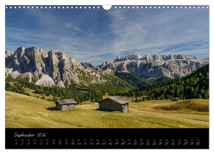 Produktbild: Dolomiten (Wandkalender 2026 DIN A3 quer), CALVENDO Monatskalender