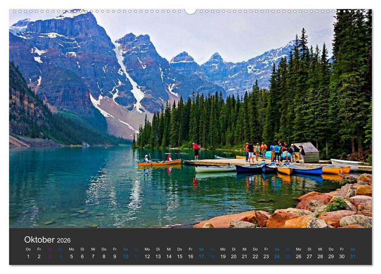 Produktbild: Der weite Westen Kanadas - Banff und Yoho National Park (Wandkalender 2026 DIN A2 quer), CALVENDO Monatskalender