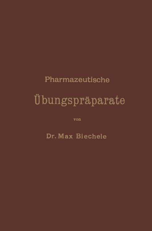 Produktbild: Pharmazeutische &Uuml;bungspr&auml;parate