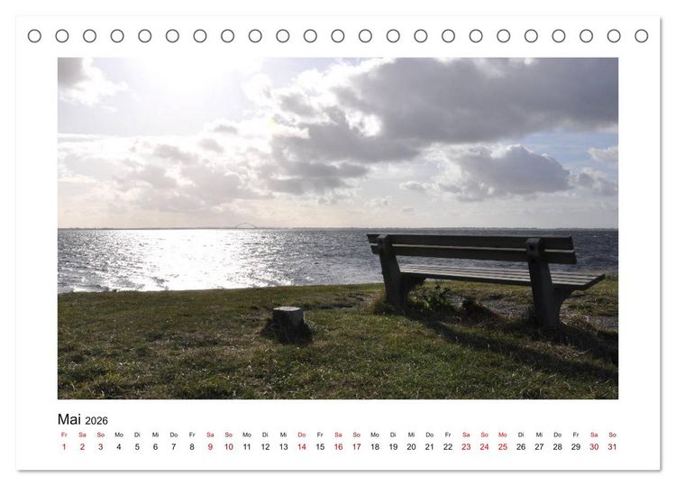 Produktbild: Fehmarn - Bewegende Momente (Tischkalender 2026 DIN A5 quer), CALVENDO Monatskalender