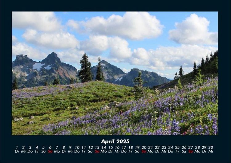 Produktbild: Berge 2025 Fotokalender DIN A4