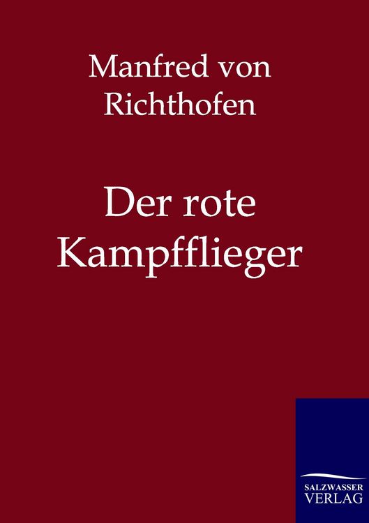 Produktbild: Der rote Kampfflieger