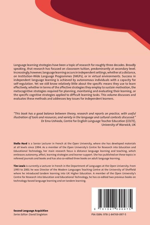Produktbild: Language Learning Strategies in Independent Settings