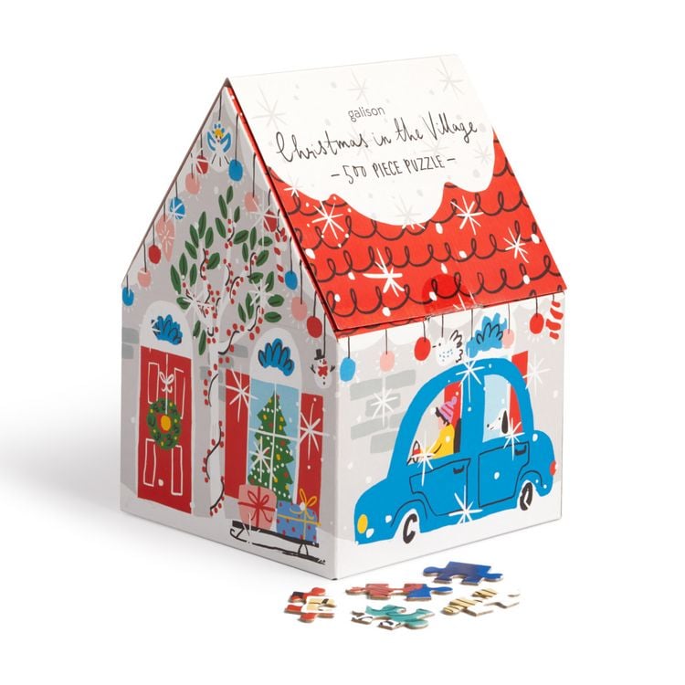 Produktbild: Christmas in the Village 500 Piece House Puzzle