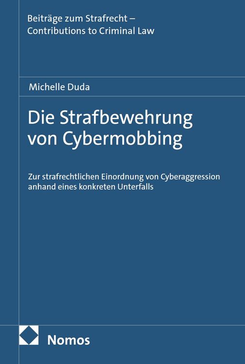 Produktbild: Die Strafbewehrung von Cybermobbing