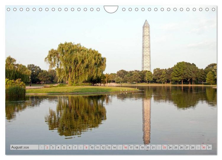 Produktbild: Washington D.C. (Wandkalender 2026 DIN A4 quer), CALVENDO Monatskalender