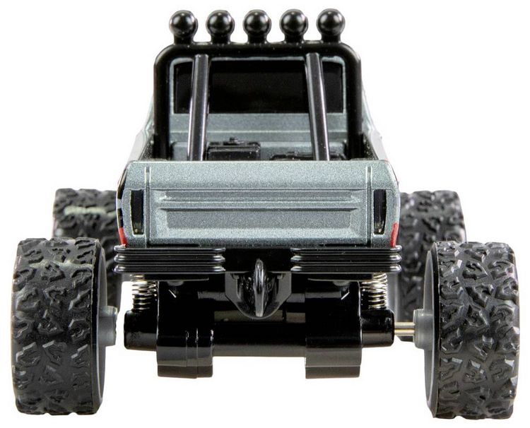 Produktbild: Amewi Grau Brushed 1:64 RC Modellauto Elektro Monstertruck Heckantrieb (2WD) RtR 2,4 GHz inkl. Akku und Ladekabel, mit Lichteffekt