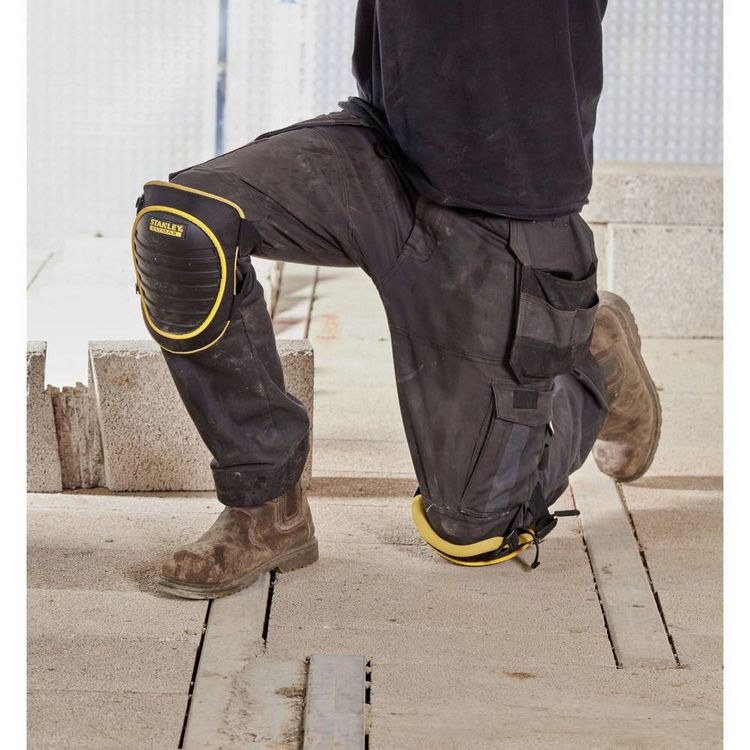 Produktbild: STANLEY FMST82961-1 Knieschoner Schwarz, Gelb 1St.