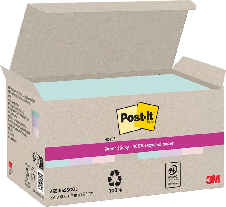 Produktbild: Super Sticky Rec 76x127 farbig