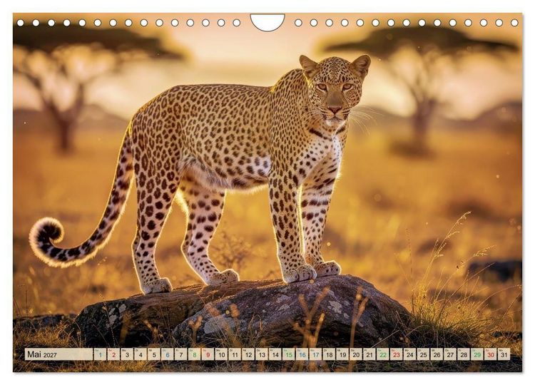 Produktbild: Gro&szlig;tiere - Weltweit (Wandkalender 2027 DIN A4 quer), CALVENDO Monatskalender