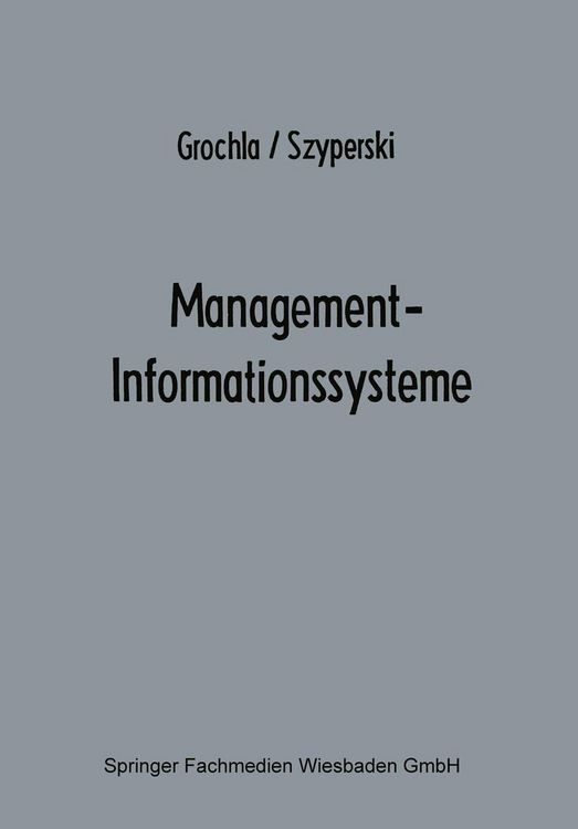 Produktbild: Management-Informationssysteme