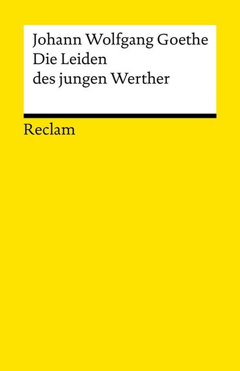 Produktbild: Die Leiden des jungen Werther