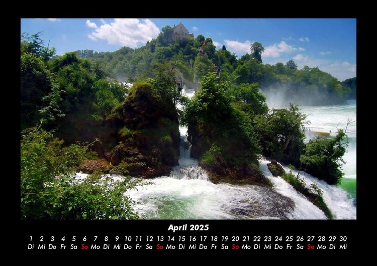Produktbild: Wasserf&auml;lle 2025 Fotokalender DIN A3