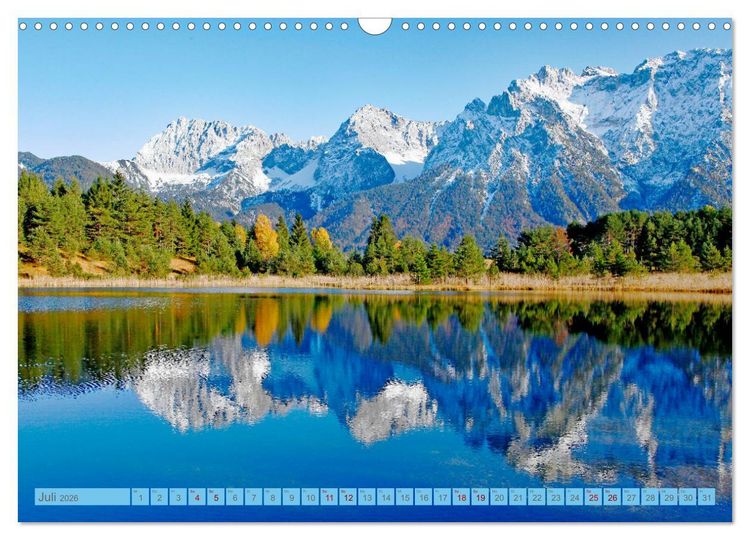 Produktbild: Rund um Mittenwald (Wandkalender 2026 DIN A3 quer), CALVENDO Monatskalender