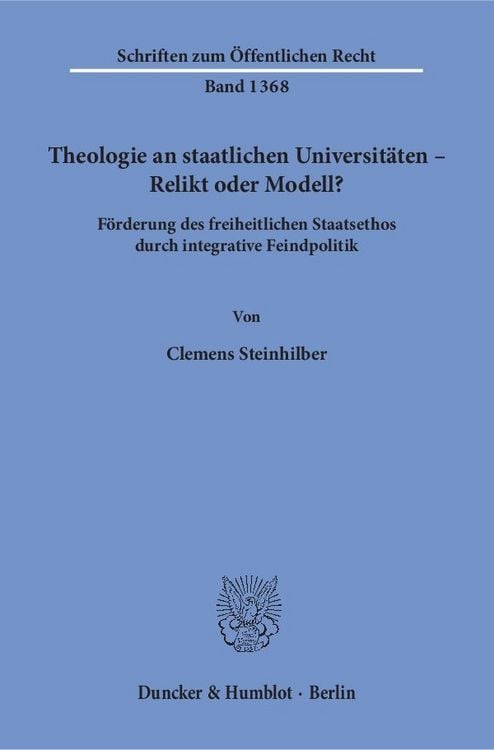 Produktbild: Theologie an staatlichen Universit&auml;ten &ndash; Relikt oder Modell?