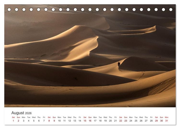 Produktbild: A quick trip to Morocco (Desk Calendar 2026 DIN A5 landscape), CALVENDO 12 Month DeskCalendar
