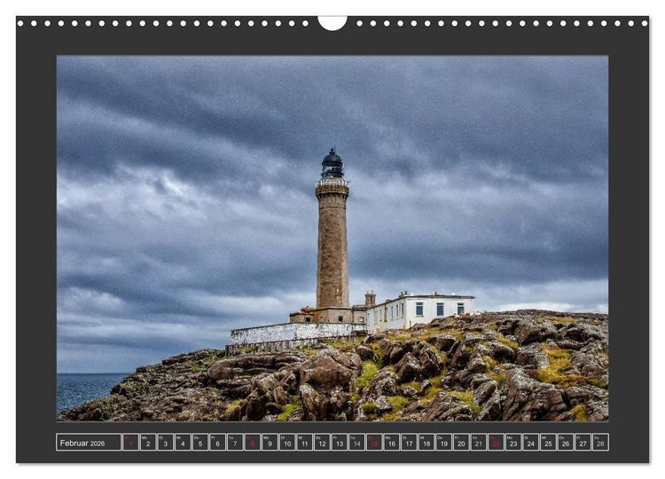 Produktbild: Leuchtt&uuml;rme an Schottlands K&uuml;sten (Wandkalender 2026 DIN A3 quer), CALVENDO Monatskalender