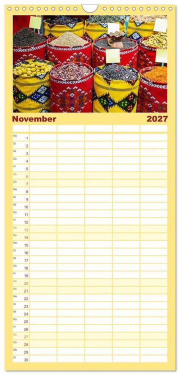 Produktbild: Familienplaner 2027 - Oman - Reiseziel Maskat und Salalah mit 5 Spalten (Wandkalender, 21 x 45 cm) CALVENDO