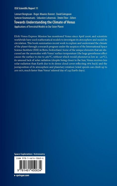 Produktbild: Towards Understanding the Climate of Venus