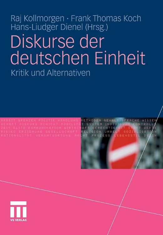 Produktbild: Diskurse der deutschen Einheit
