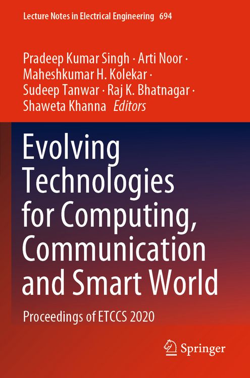 Produktbild: Evolving Technologies for Computing, Communication and Smart World