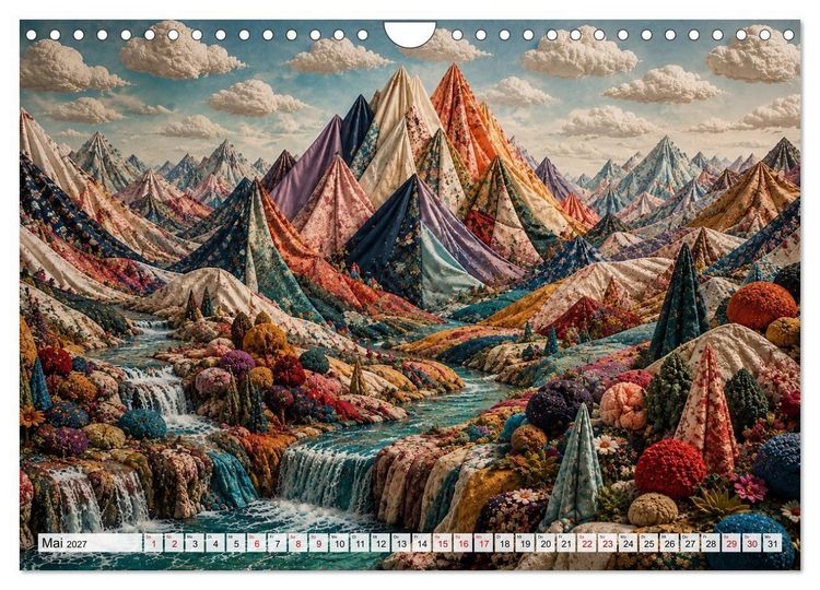Produktbild: Traumwelten zwischen Zeit und Fantasie (Wandkalender 2027 DIN A4 quer), CALVENDO Monatskalender