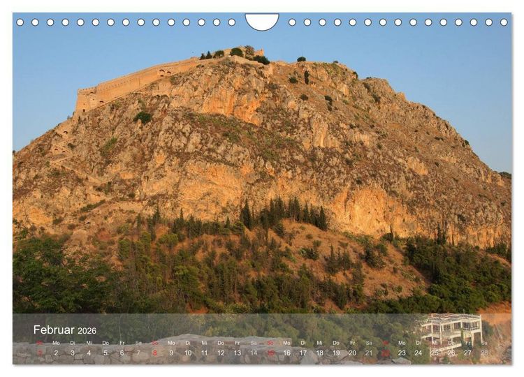 Produktbild: Nafplio &ndash; griechische Perle des Peloponnes (Wandkalender 2026 DIN A4 quer), CALVENDO Monatskalender