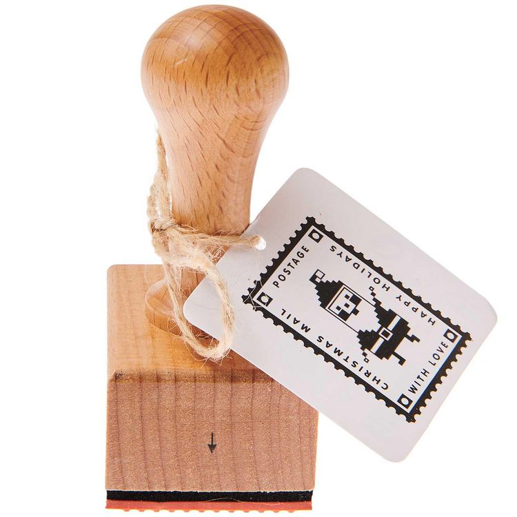Produktbild: Stempel Weihnachtspost, Santa 32 x 45 x 70 mm