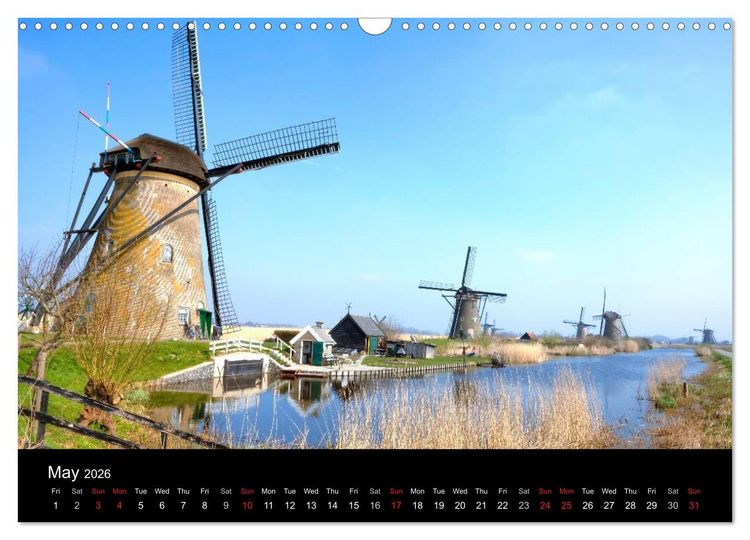 Produktbild: The Netherlands (Wall Calendar 2026 DIN A3 landscape), CALVENDO 12 Month Wall Calendar