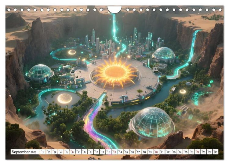 Produktbild: Universum der Tr&auml;ume (Wandkalender 2026 DIN A4 quer), CALVENDO Monatskalender