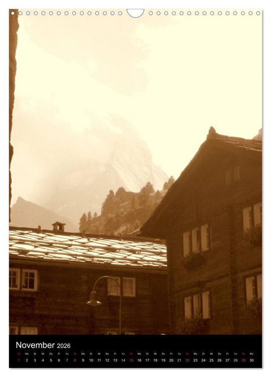Produktbild: Zermatt (Wandkalender 2026 DIN A3 hoch), CALVENDO Monatskalender