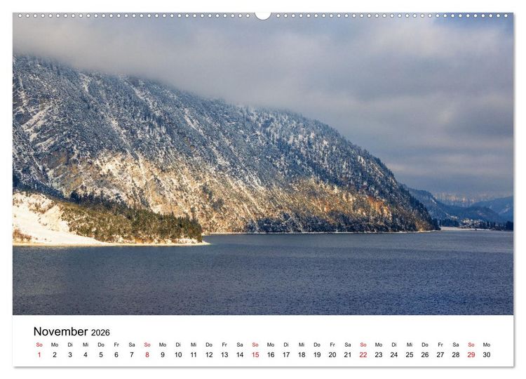 Produktbild: Traumhafter Achensee - eine kalendarische Reise (hochwertiger Premium Wandkalender 2026 DIN A2 quer), Kunstdruck in Hochglanz