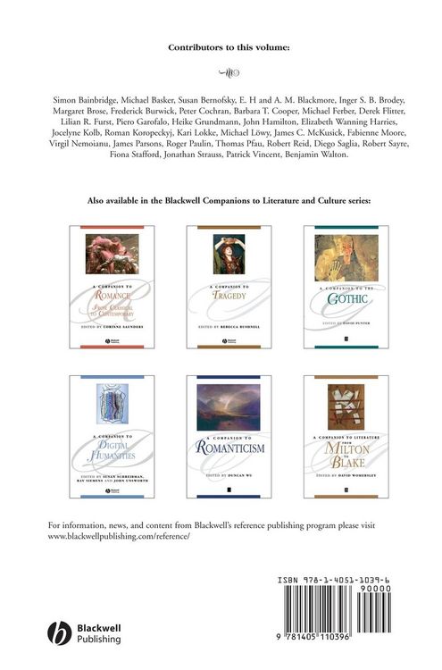 Produktbild: Companion European Romanticism