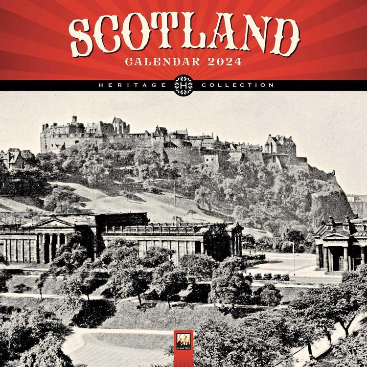 Produktbild: Scotland Heritage Wall Calendar 2024 (Art Calendar)