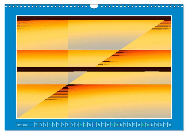 Produktbild: Art abstrait et contemporain (Calendrier mural 2026 DIN A3 vertical), CALVENDO calendrier mensuel