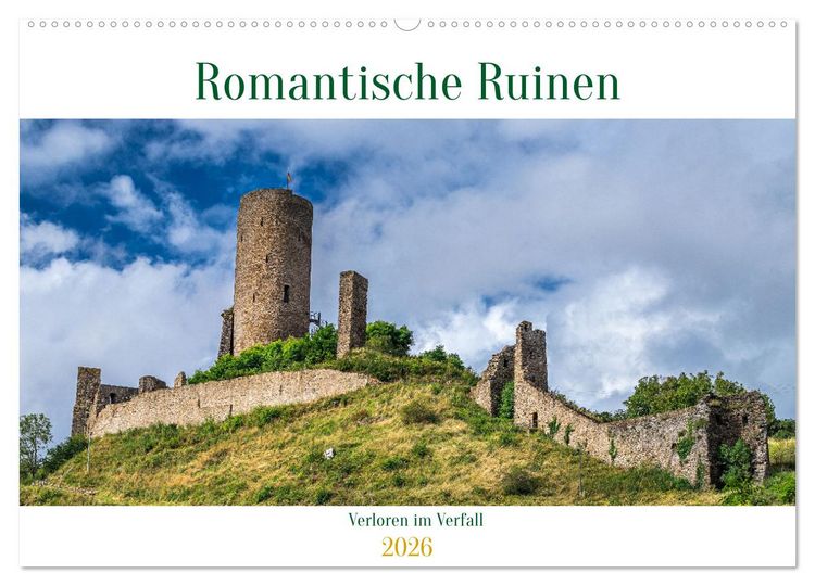 Produktbild: Romantische Ruinen (Wandkalender 2026 DIN A2 quer), CALVENDO Monatskalender