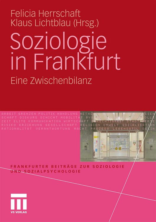 Produktbild: Soziologie in Frankfurt