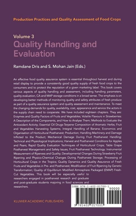 Produktbild: Quality Handling and Evaluation