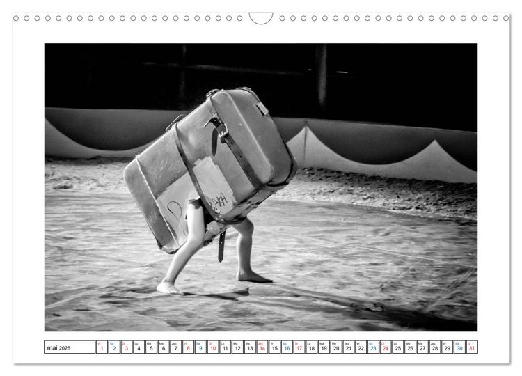 Produktbild: Sur la route avec le Cirque Bidon (Calendrier mural 2026 DIN A3 vertical), CALVENDO calendrier mensuel