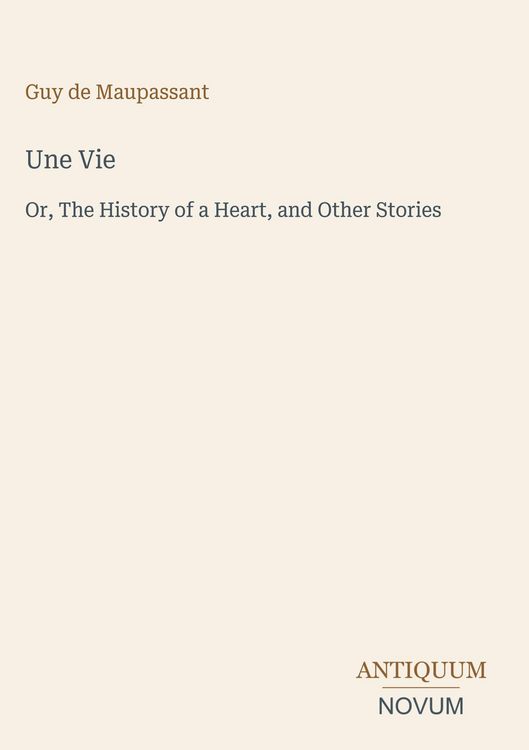 Produktbild: Une Vie