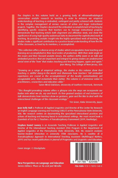 Produktbild: The Embodied Work of Teaching