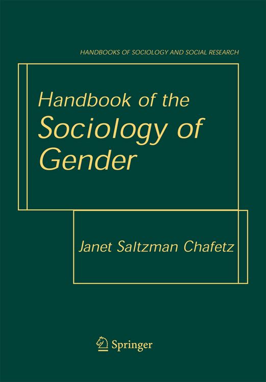Produktbild: Handbook of the Sociology of Gender