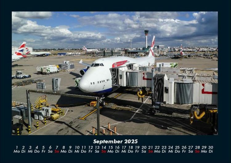 Produktbild: Flugzeuge 2025 Fotokalender DIN A4